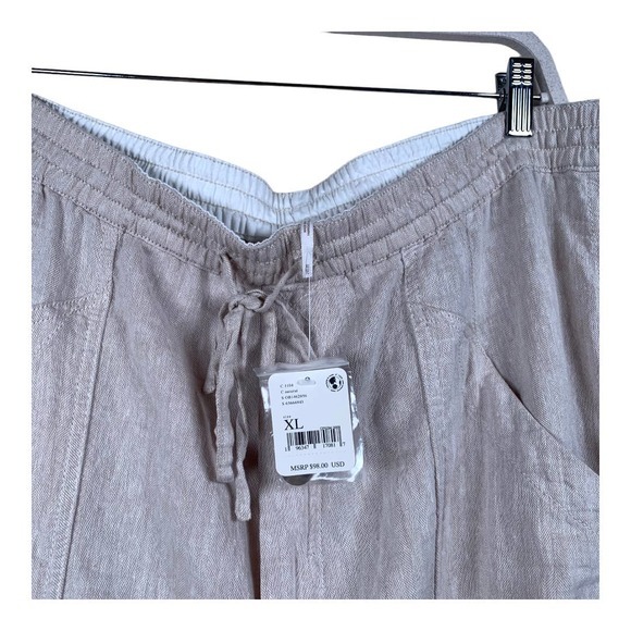 Free People Feelin Good Utility Pull-on Pants in Natural Sz XL - Picture 5 of 7